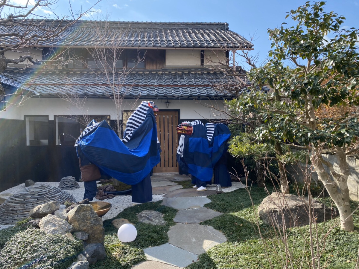 獅子舞が来てくれました！