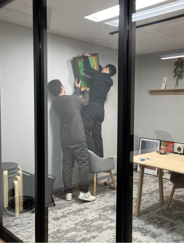 社内のお手入れ